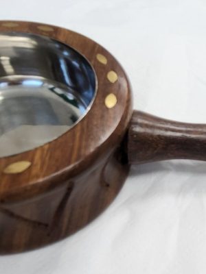Wooden Incense Burner With Handle Medium Size