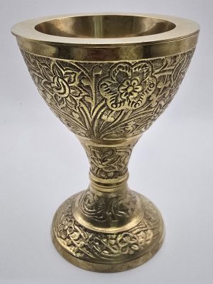 Brass Incense Burner Engraved