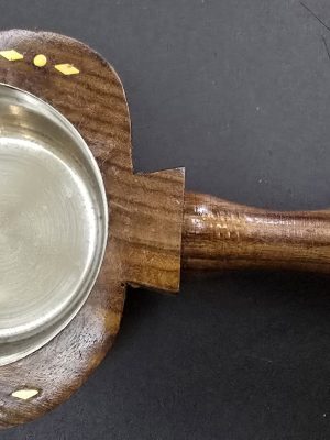 Armed Wooden Incense Burner Heart Shape